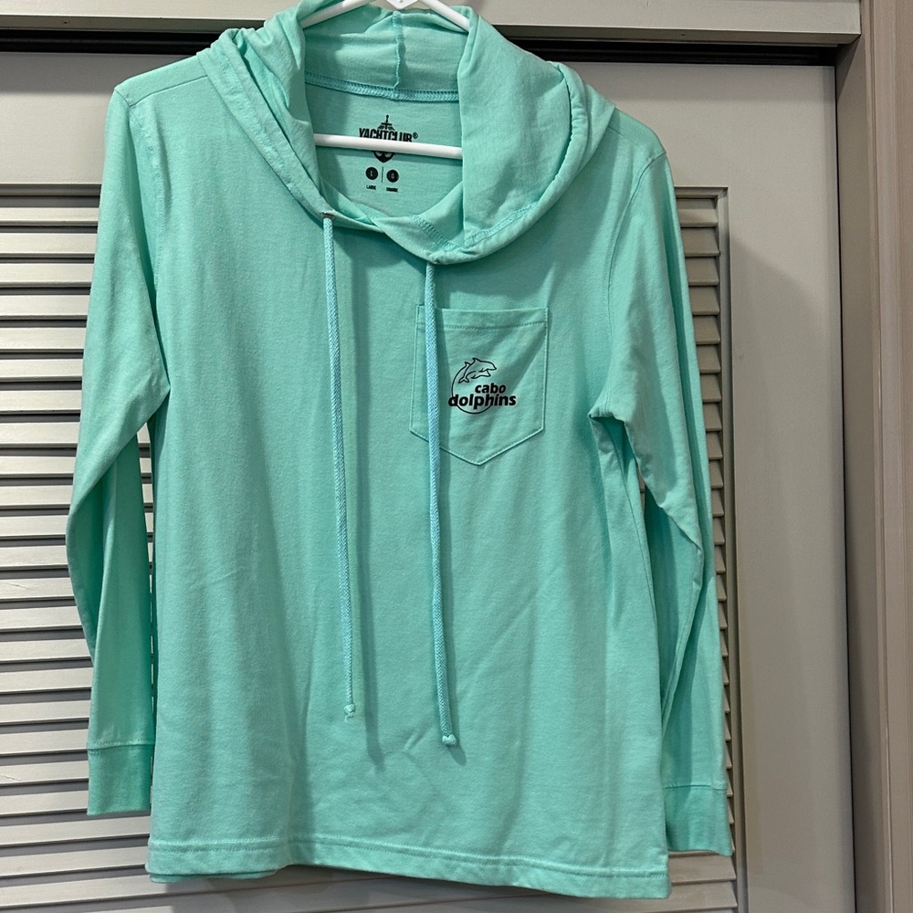 Cabo Dolphins Mint Hoodie